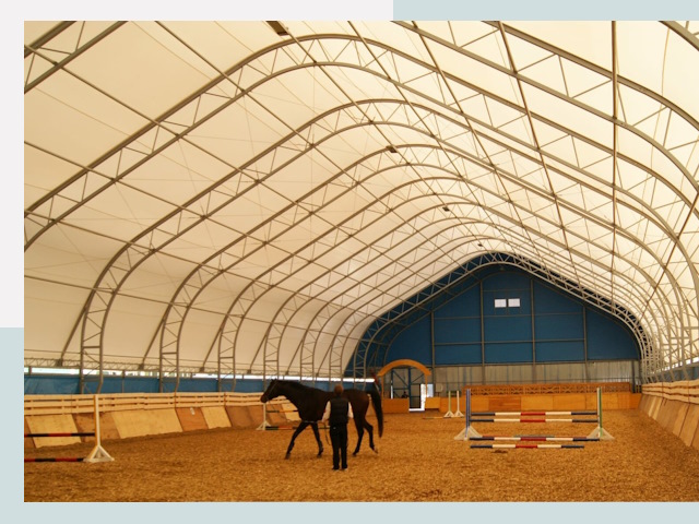 Строительство конных манежей в Донецке