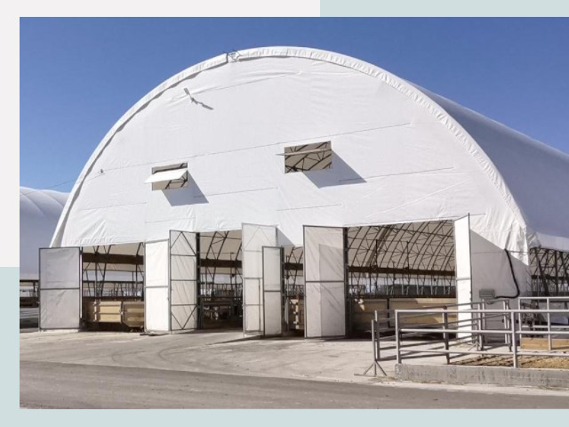 Тентовые ангары по цене 657 руб. в Донецк