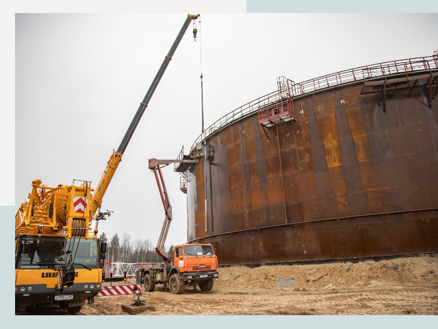 Монтаж резервуаров в Донецке от 657 руб. за м³