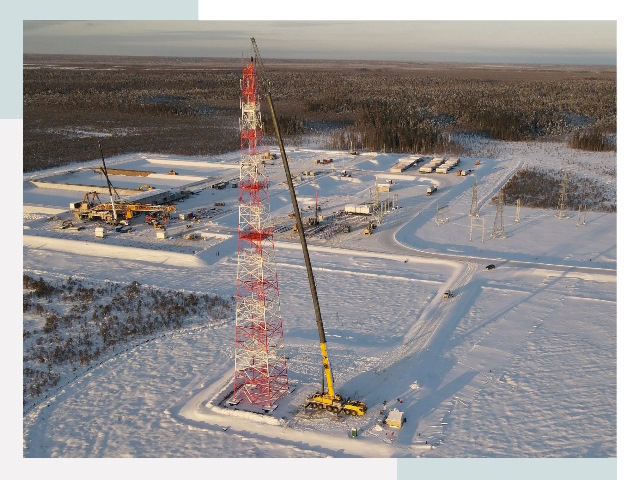 Мачты связи в Донецке