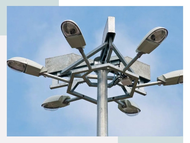 Монтаж осветительных мачт в Донецке