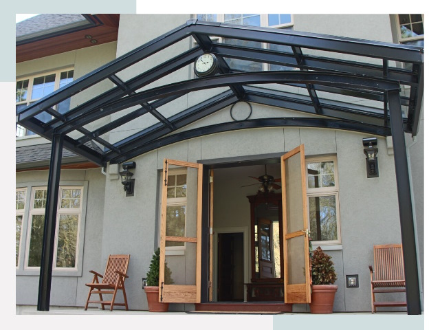 Козырьки металлические в Донецке