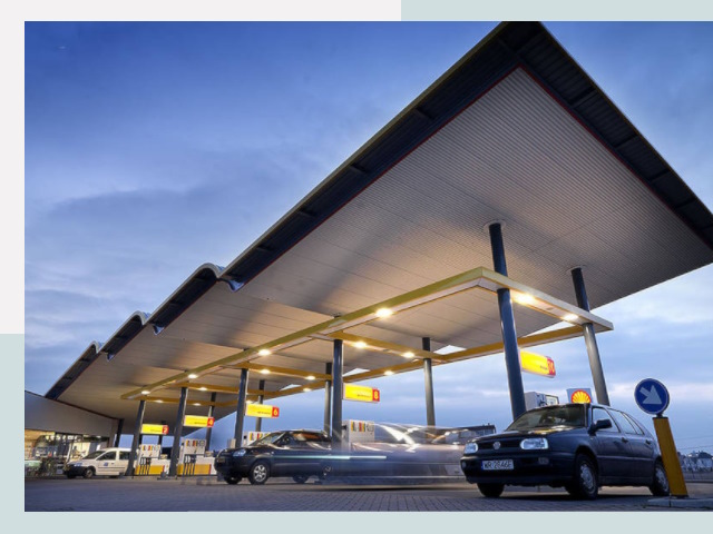 Навесы для АЗС в Донецк от 657 руб. - Защита и комфорт