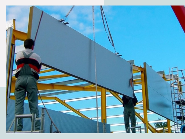 Монтаж сэндвич-панелей в Донецке от 657 руб.